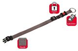 KARLIE KİLİTLİ BOYUN TASMA L 45-65CM GRİ