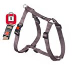 KARLIE KİLİTLİ GÖĞÜS TASMA S 35-50CM GRİ