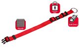 KARLIE KİLİTLİ BOYUN TASMASI XS 20-35 CM KIRMIZI