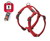 KARLIE KİLİTLİ GÖĞÜS TASMA 45-70CM KIRMIZI