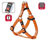KARLIE KİLİTLİ GÖĞÜS TASMA S/M 35-60CM TURUNCU