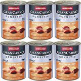 Animonda Gran Carno Sensitiv Tavuklu Pirinçli Köpek Konservesi 400gr*6 Adet