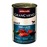 Animonda Gran Carno Somonlu ve Ispanaklı Yetişkin Köpek Konservesi 400 Gr