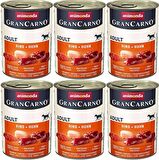 Animonda Gran Carno Sigir Etli ve Tavuklu Yas Mama 400g*6 Adet