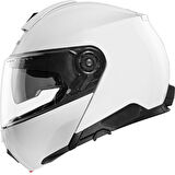 Schuberth C5 Glossy White Çene Açılır Motosiklet Kaskı