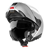 Schubert C5 Glossy Silver Çene Açılır Kask