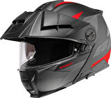 Schuberth E2 Defender Red Çene Açılır Motosiklet Kaskı