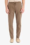 DeFacto Yazlık Beli Lastikli Jogger Pantolon Slim Fit Dar Kesim Düz Paça Pamuklu Cepli D2671AX25SMBN534