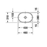 Duravit Foster Tezgah Altı Lavabo 43Cm 0336430000