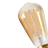 Cata CT-4313 - 6W Amber | Dimmerli LED Filament Rustik Ampul - E27