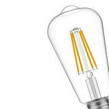Cata CT-4353 - 8W 3200K Günışığı | LED Filament Rustik Ampul - E27