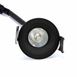 Cata CT-5270 - 1.5W 6400K Soğuk Beyaz | Siyah Kasa Power LED Spot Lamba