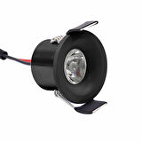 Cata CT-5270 - 1.5W 3200K Gün Işığı | Siyah Kasa Power LED Spot Lamba