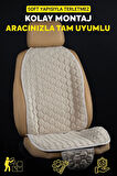 PREMİUM BABYFACE KUMAŞ OTO MİNDER SETİ BEJ( 7 PARÇA)