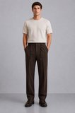 Erkek Comfort Fit Kahverengi Jogger Pantolon | Esnek Kumaş Günlük Rahat Kesim – 169DNGR