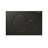 Geberit Sigma01 115.770.DW.5 Kumanda Kapağı Çift Basmalı ,Siyah