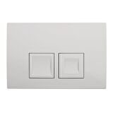Geberit Delta35 115.135.11.5 Kumanda Paneli Çift Basmalı, Beyaz