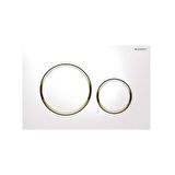 Geberit Sigma20 Kumanda Paneli Beyaz/Altın/Beyaz 115.882.KK.1