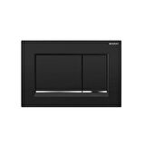 Geberit Sigma30 Kumanda Paneli Mat Siyah/Parlak/Mat Siyah 115.883.14.1