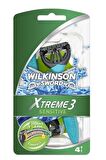 Xtreme 3 Sensitive 4'lü 3 Bıçaklı Tüm Cilt Tipleri İçin Kullan At Tıraş Bıçağı