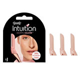 Wilkinson Sword Intuition Dermaglow Kadın Yüz Usturası 3 Yedek Başlığı 
