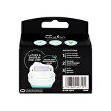 Wilkinson Sword Intuition 2 in 1 Sensitive Care Kendinden Sabunlu 4 Bıçaklı Kadın Tıraş Bıçağı 3 Yedek Kartuş