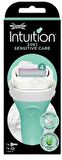 Wilkinson Sword Intuition 2 in 1 Sensitive Care Kendinden Sabunlu 4 Bıçaklı Kadın Tıraş Bıçağı
