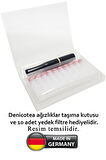 Denicotea Siyah Karbon Filtreli 6-7 mm. Slim Sigara Ağızlığı kb59