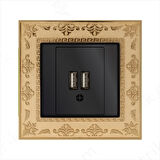 Asyagrup Ovivo Prime Elements Orient Altın 2X Usb Şarj Prizi - Çerçeve Dahil