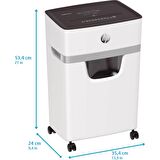 HP OneShred 15CC Evrak İmha Makinesi / Kağıt Kırpma Makinesi - Çapraz /Parçaçık kesim-4mm x 35mm-20lt