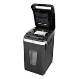 HP Pro Shredder Auto 400MC Otomatik Beslemeli 400 sayfa Evrak İmha Makinesi-P5-Mikro kesim-2x12mm-53lt