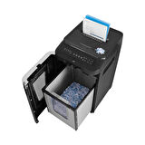 HP Pro Shredder Auto 400MC Otomatik Beslemeli 400 sayfa Evrak İmha Makinesi-P5-Mikro kesim-2x12mm-53lt