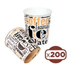 GELTAT Karton Bardak 7 oz 200 lü