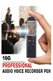 KB-40 Profesyonel 16 Gb Dijital Ses Kaydedici - Ses Kayıt Cihazı - Mp3 Çalar