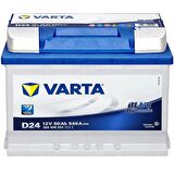 Varta Akü 12V 60 Ah Amper D24 540A 