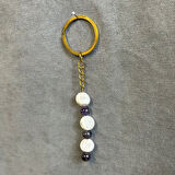 Uretti - Tuğba 6667 2089 El Yapımı Doğal Taş Çakra Anahtarlık