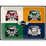 Nostalgic Art Mini Cars Pop Art Metal Pano 30 x 40 cm