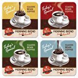 Nostalgic Art Morning Blend Bardak Altlığı Set