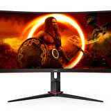 AOC  34 inc CU34G2XP/BK 1ms 180Hz FreeSync Premium WQHD VA Curved Gaming Monitör (Ölü Pixel)