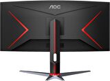 AOC CU34G2X/BK 34"144Hz 1ms WQHD FreeSync HDMI DP Va Pivot Oyuncu monitörü