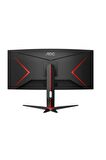 AOC CU34G2X/BK 34"144Hz 1ms WQHD FreeSync HDMI DP Va Pivot Oyuncu monitörü
