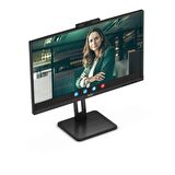 AOC 27" IPS Q27P3QW 4MS 75HZ HDMI-DP KURUMSAL PIVOT WEB KAMERALI MONİTÖR 2560X1440