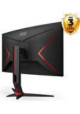 AOC CQ27G2SE/BK 27" 1 ms 2K Curved 165 Hz Oyuncu Monitörü
