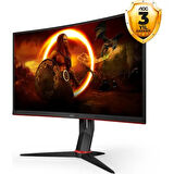 AOC 27" CQ27G2SE/BK 1 ms 165 Hz 2K QHD VA Curved Oyuncu Monitörü(Ölü Pixel)