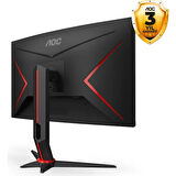 AOC 27" CQ27G2SE/BK 1 ms 165 Hz 2K QHD VA Curved Oyuncu Monitörü(Ölü Pixel)