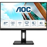 AOC 27" IPS Q27P2CA 4MS 75HZ HDMI-DP USB-C PİVOT KURUMSAL MONİTÖR 2560X1440