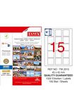 Tanex Tw-2015 Laser Etiket 45x45 Mm