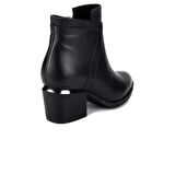 Venüs 2128242K Kadın Deri Kalın Topuk Bot