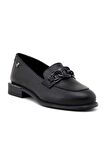 Venüs 2050122 Kadın Tokalı Baskılı Loafer Ayakkabı