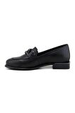 Venüs 2050122 Kadın Tokalı Baskılı Loafer Ayakkabı